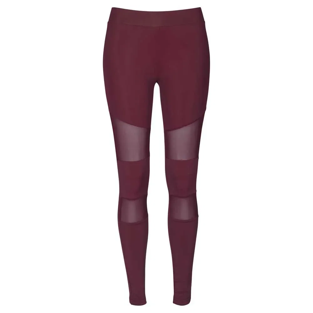 Леггинсы Tech Mesh Urban Classics, красный