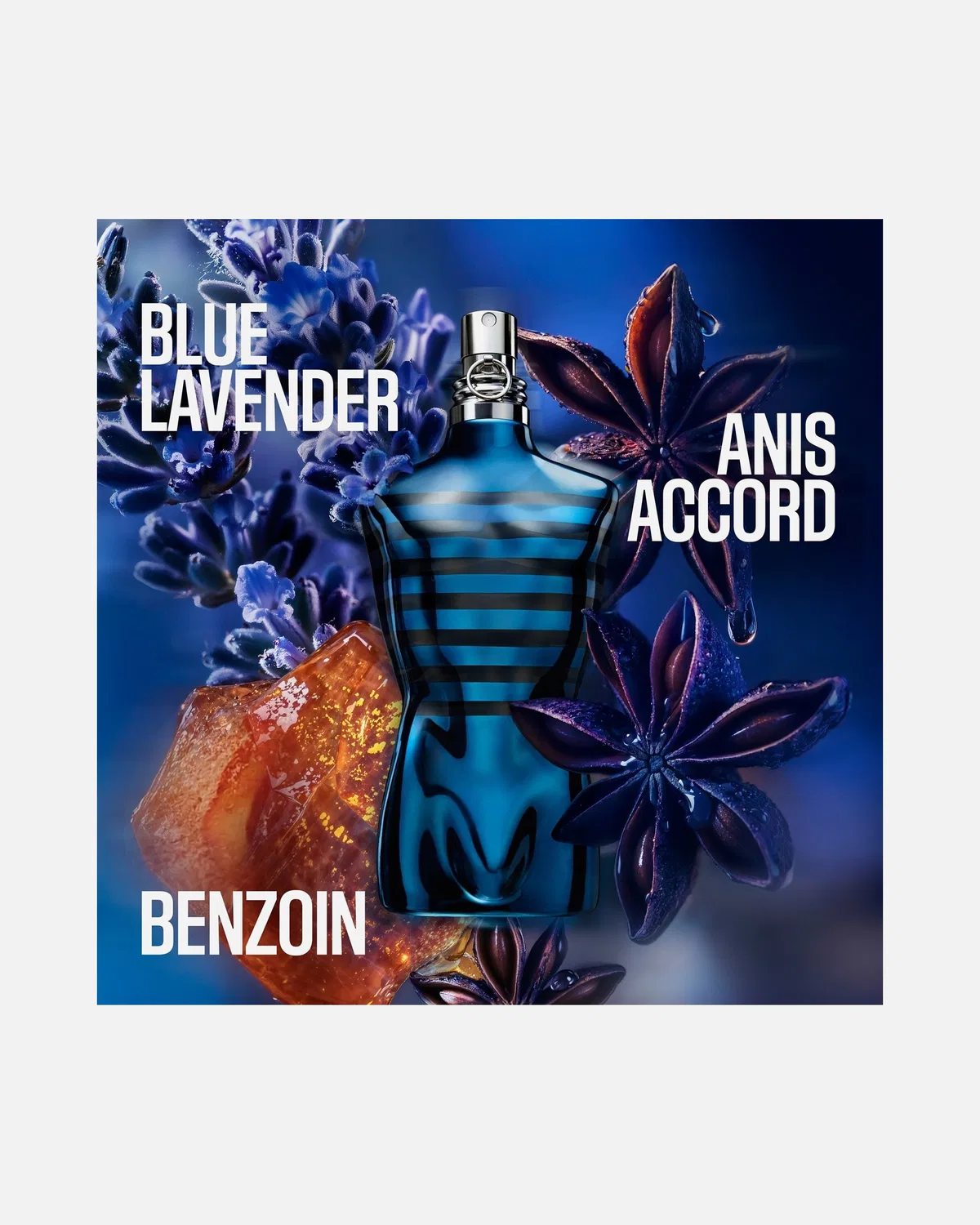 Парфюмерная вода Le Male в синем цвете Jean Paul Gaultier, 125 Ml — фото 3