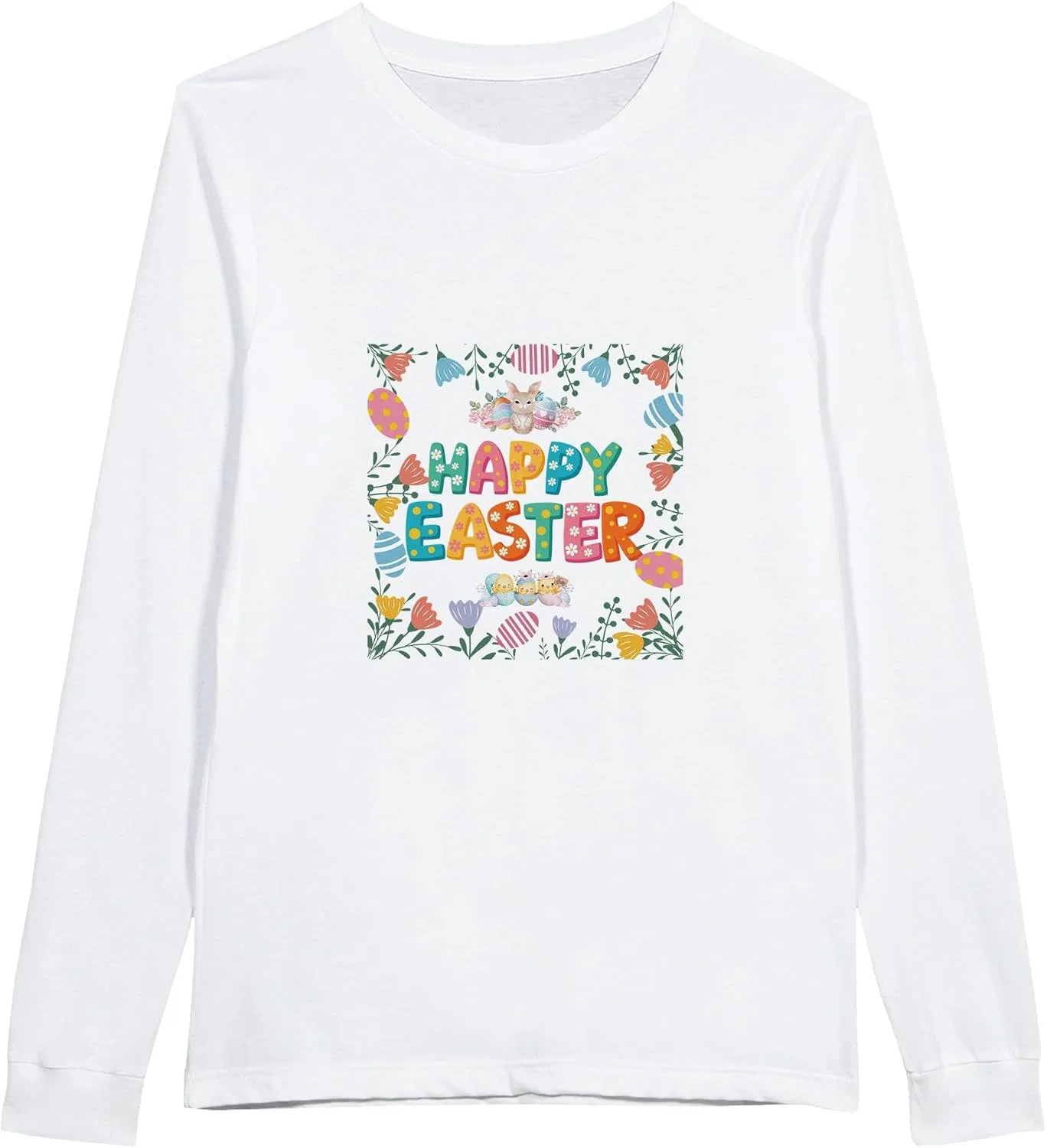 Женская футболка с длинным рукавом Premium Unisex, White