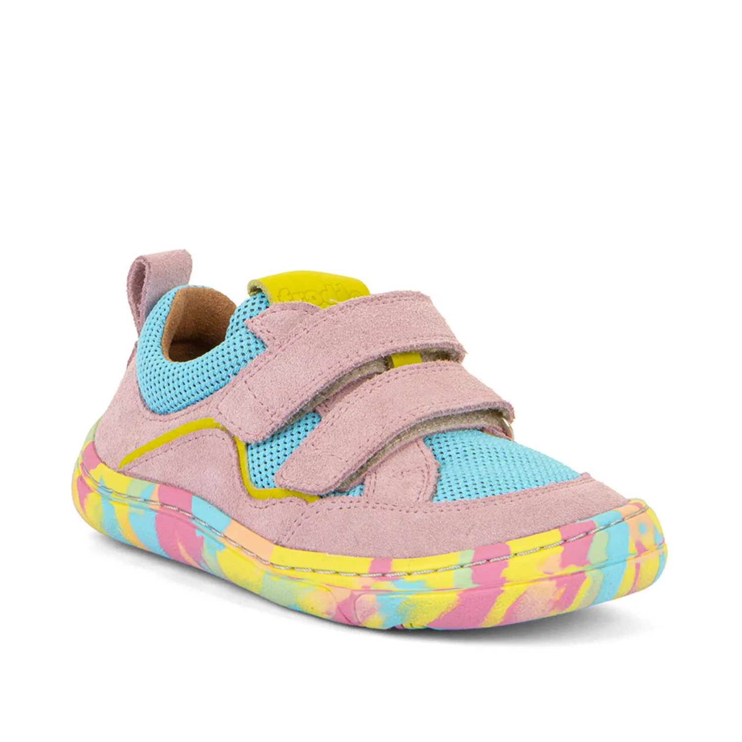 Детские кожаные кроссовки-босоножки с липучкой Froddo, Pink Multicolor