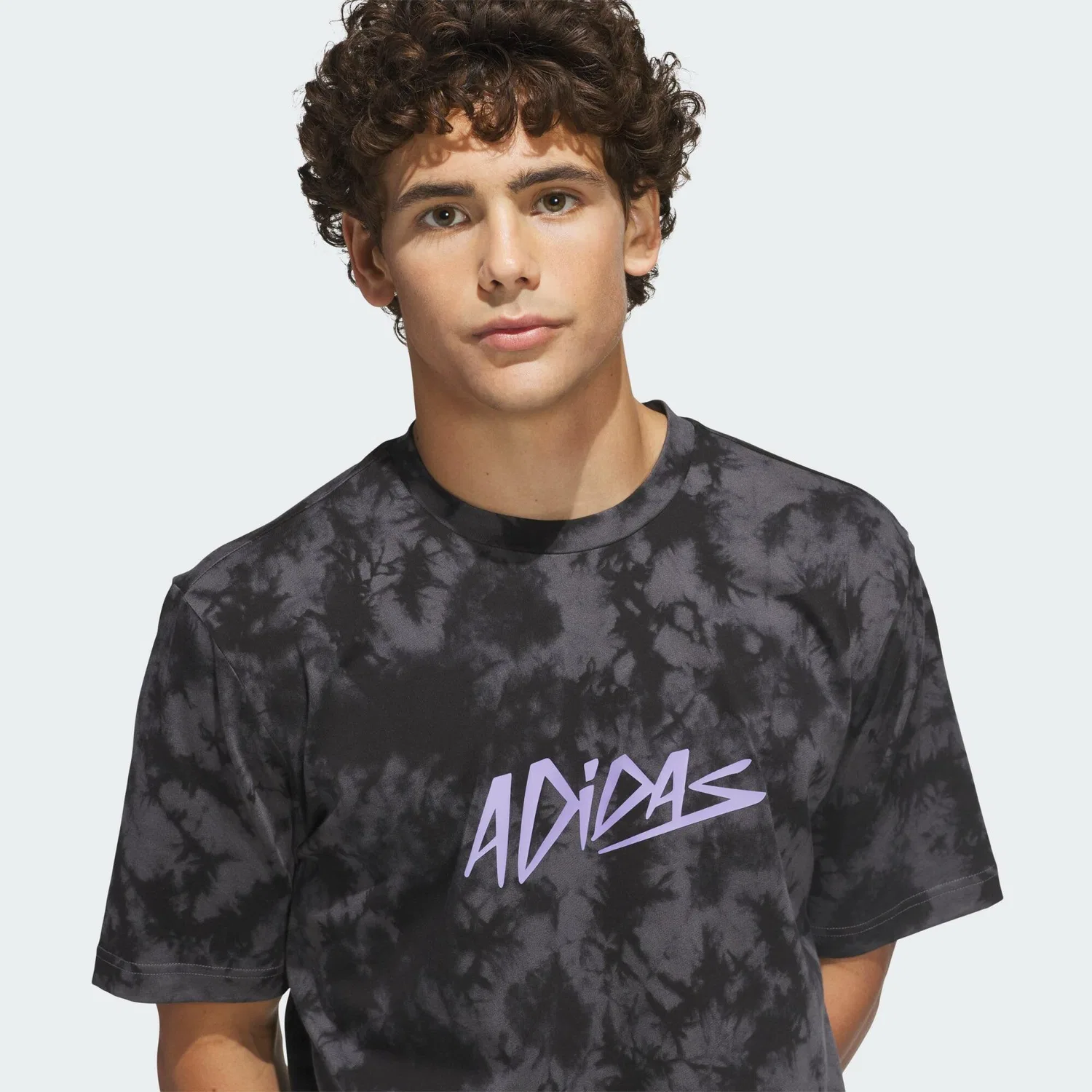 Мужская футболка с графическим принтом Lux Color Grafik Adidas, Kohlengrau — фото 4