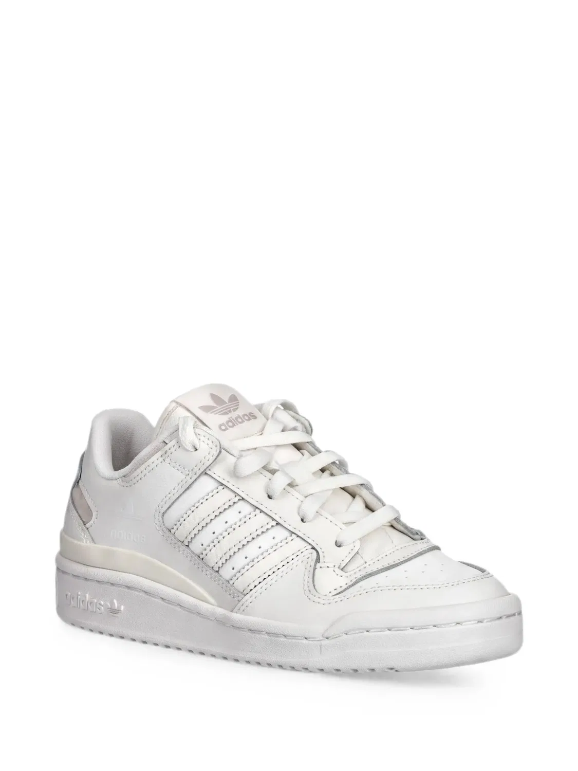 Кроссовки Forum Low CL с полосками Adidas Kids, белый