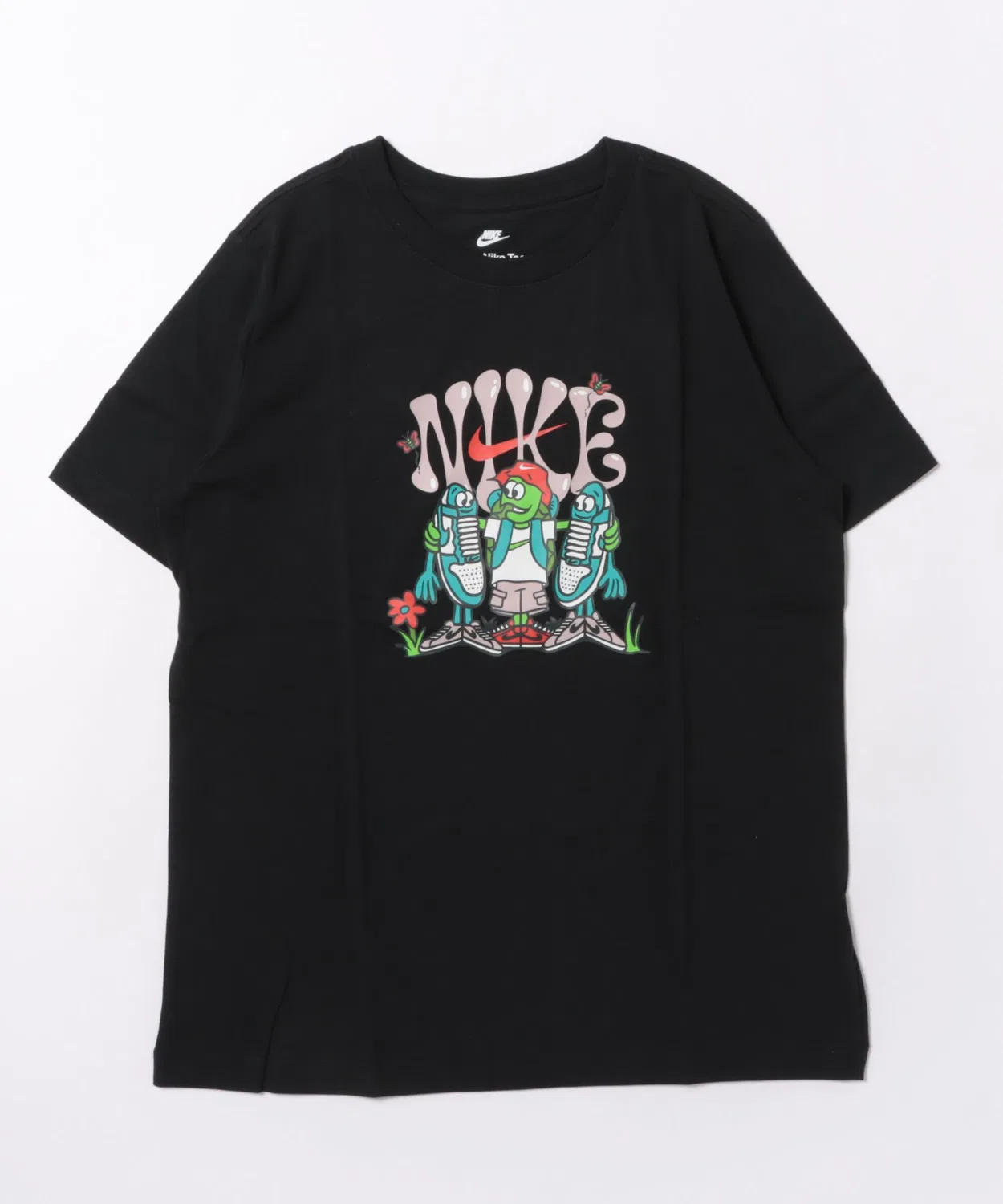 Детская футболка с коротким рукавом и принтом Summer Cam NIKE, Black