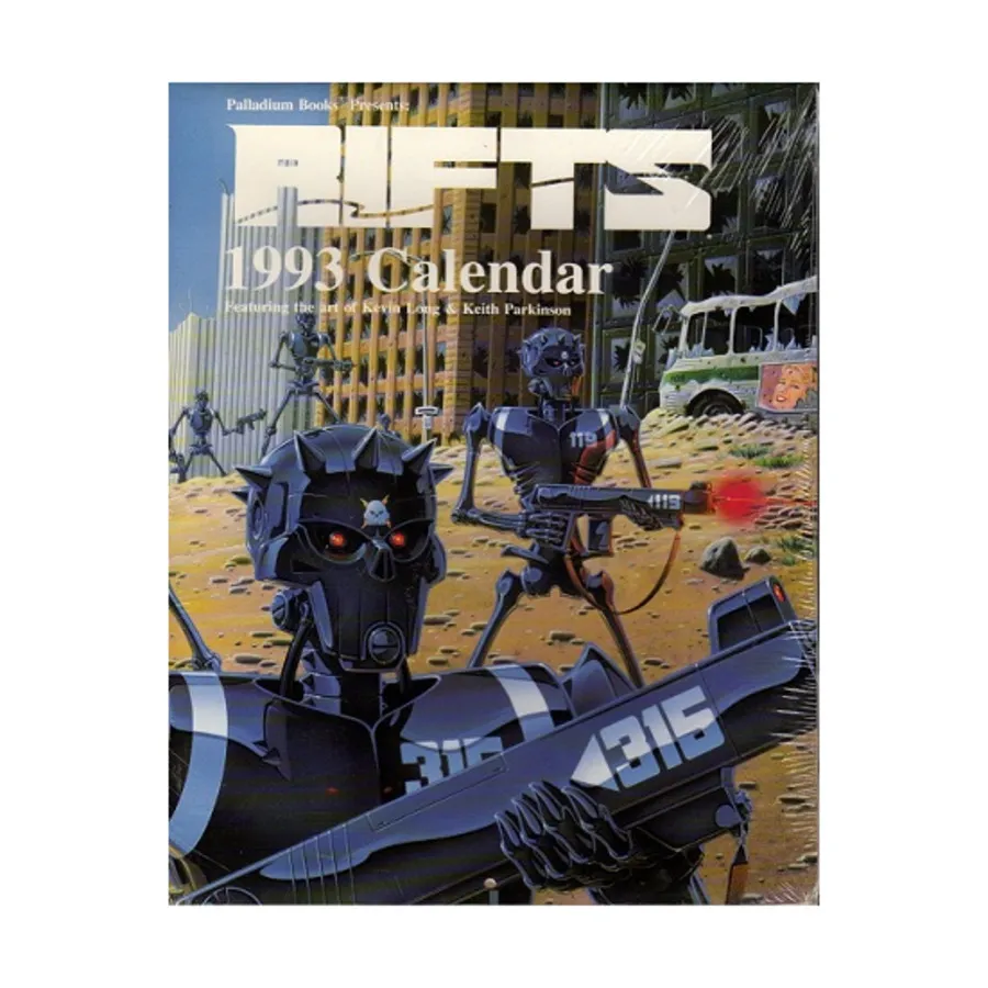 

Календарь Рифтов на 1993 год, Rifts - Core Books, Source Books & Miscellaneous