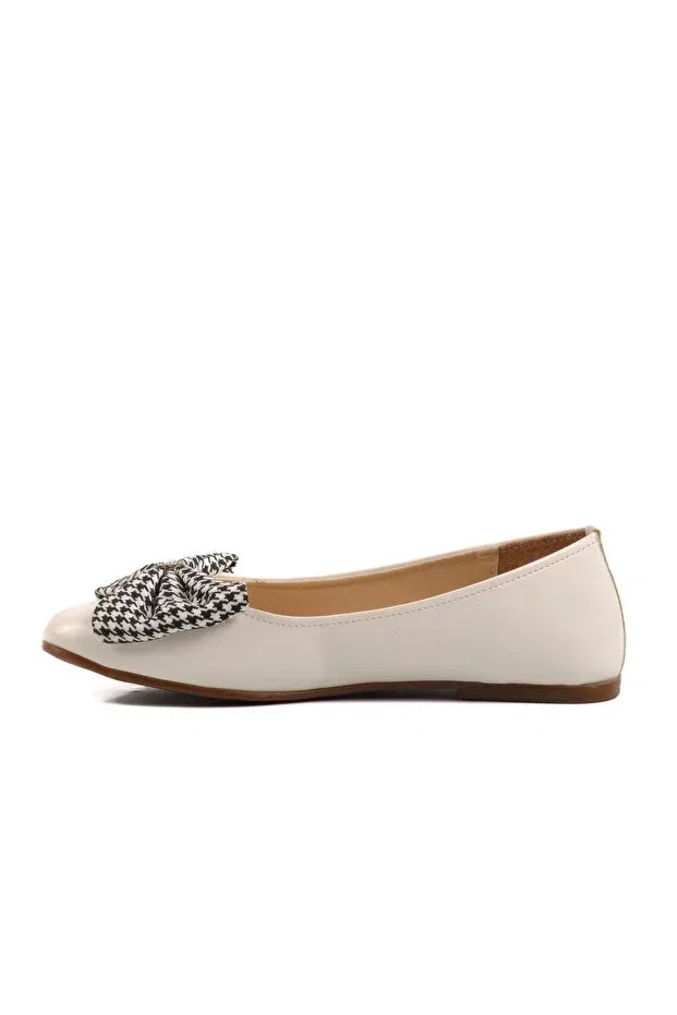 Детские балетки для девочек текстильные Rocky, White Patent Leather — фото 2