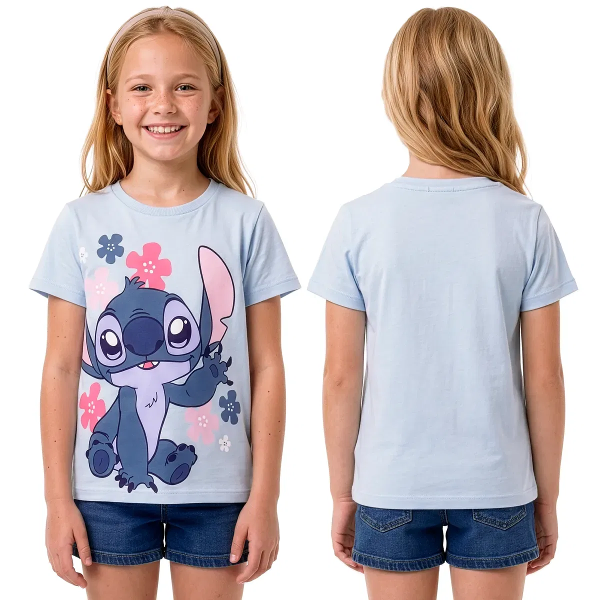 Детский комплект футболок с принтом Lilo and Stitch, Disney, Multi — фото 2