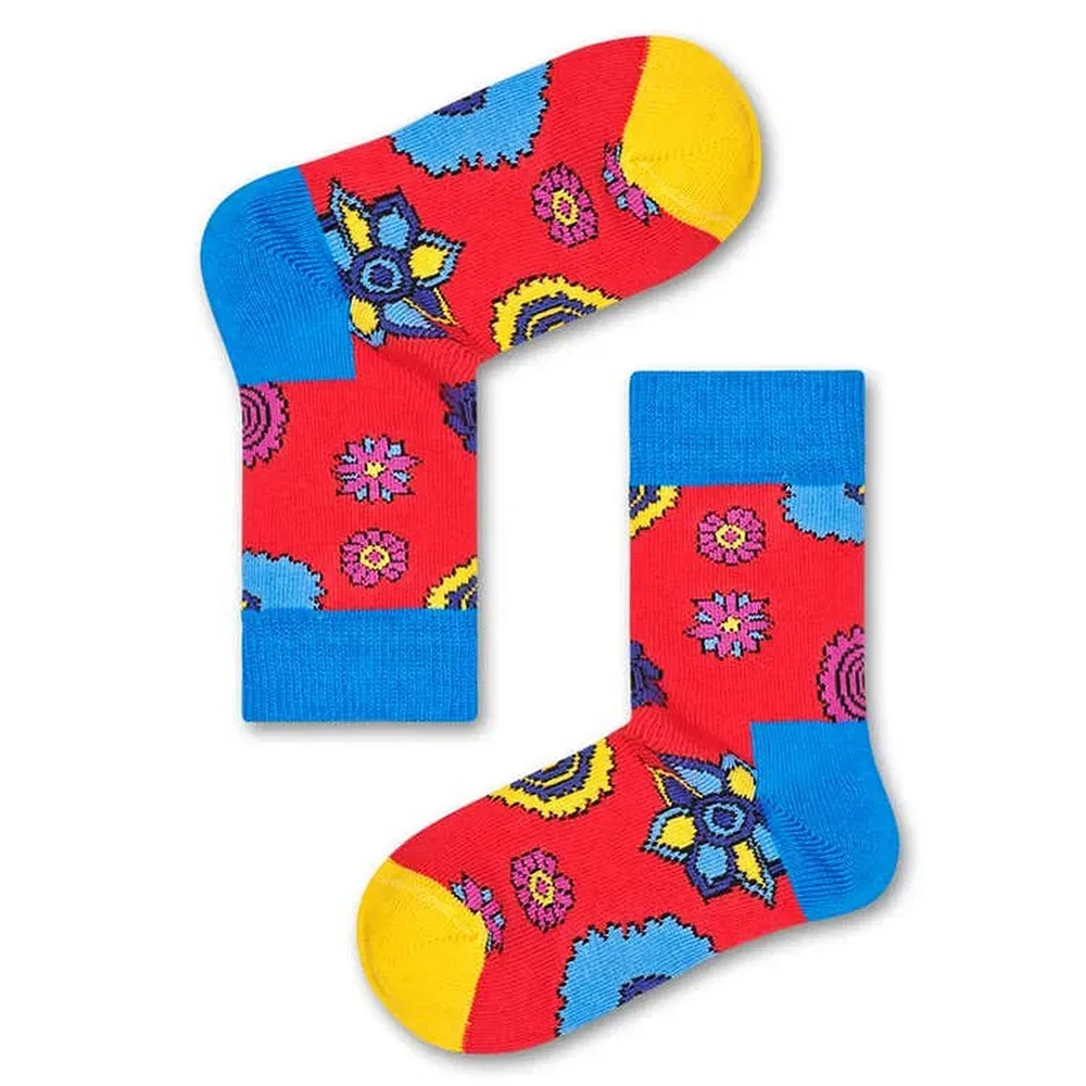 Носки Flower Power Happy Socks, красный