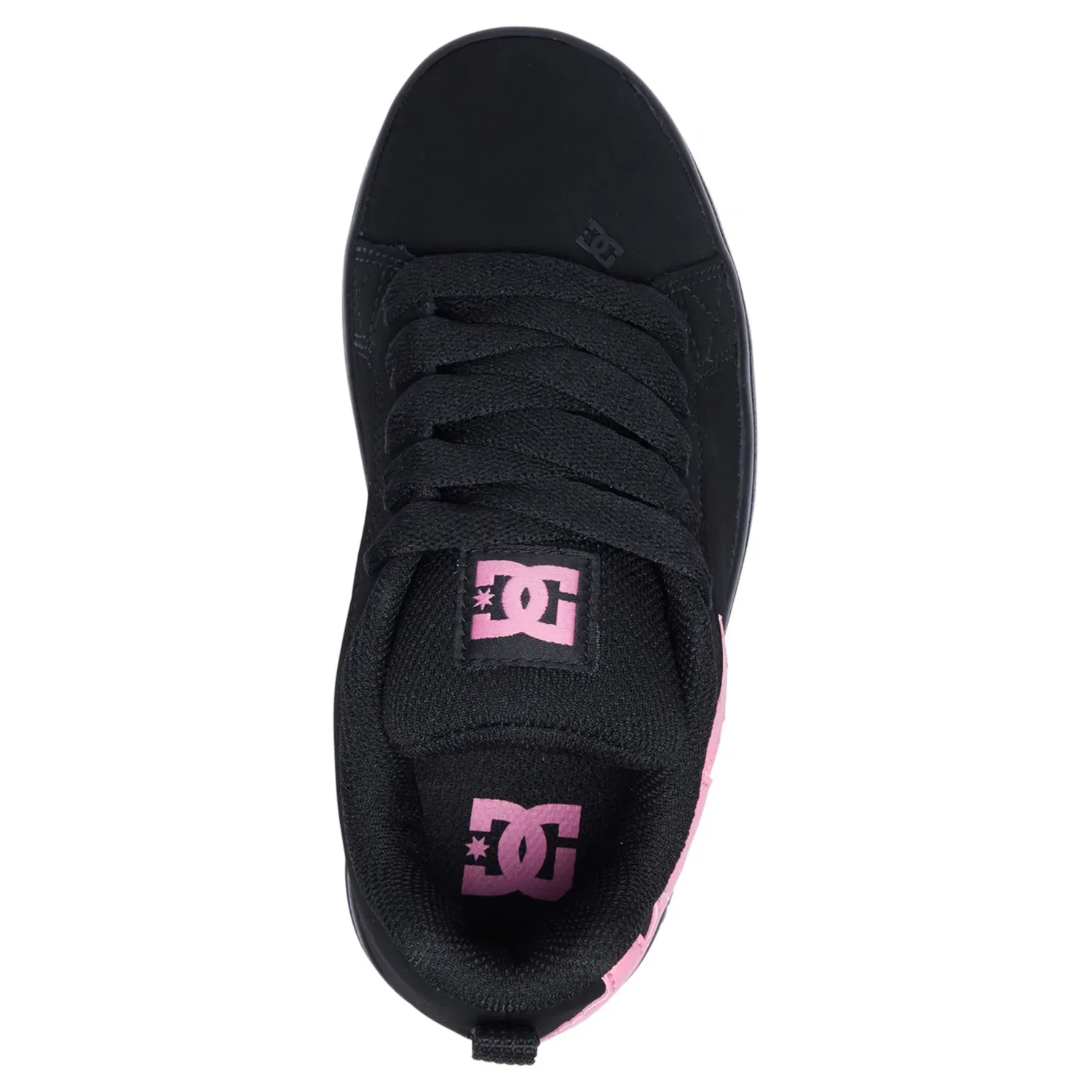 Детские кроссовки Court Graffik DC Shoes, Black/Pink — фото 4