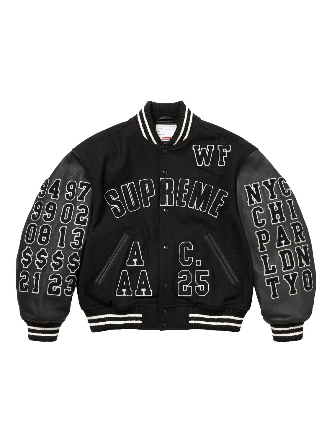 Куртка с пряжкой Supreme, черный