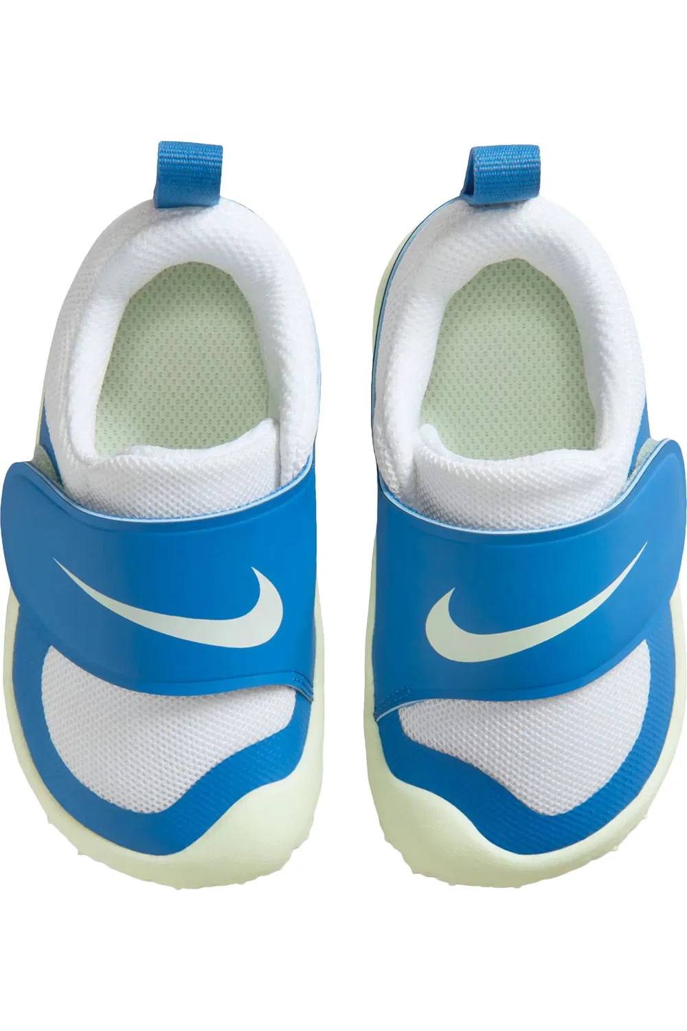 Кроссовки детские легкие Swoosh 1 Essential Nike, Star Blue/Volt Tint/White — фото 3