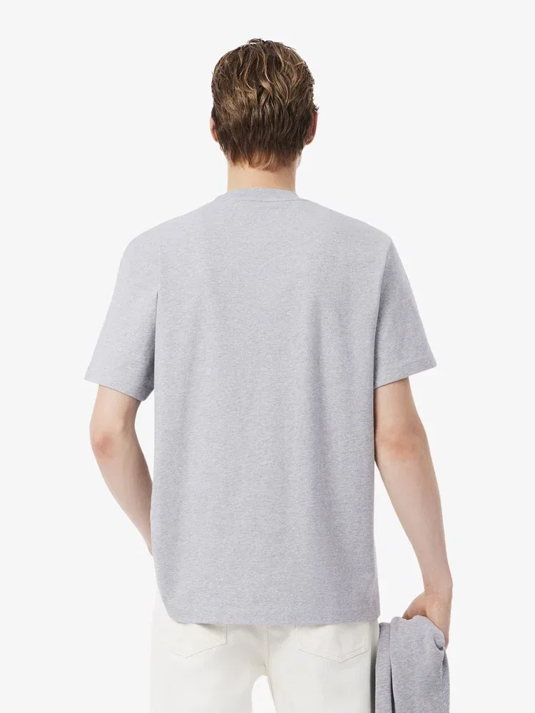 Футболка Relaxed Fit LACOSTE, Grey — фото 3