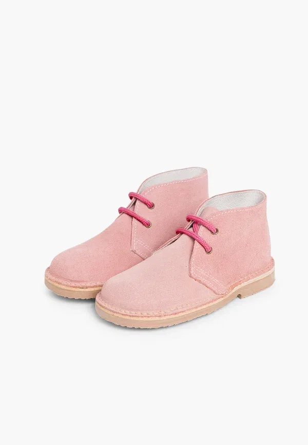 Кроссовки кожаные Safari cordones, Pisamonas, Rosa Palo, розовый — фото 2