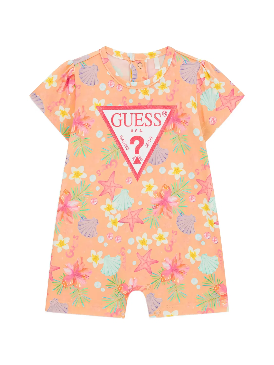 Короткая футболка STR Guess Usa, оранжевый