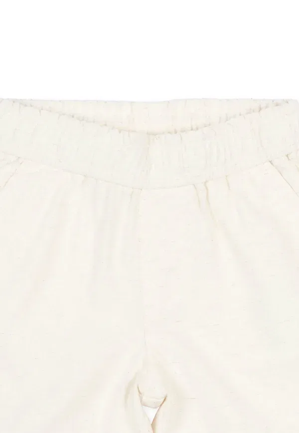 Брюки спортивные прямые Shorts Tru Trussardi Junior, ivory, слоновая кость — фото 3