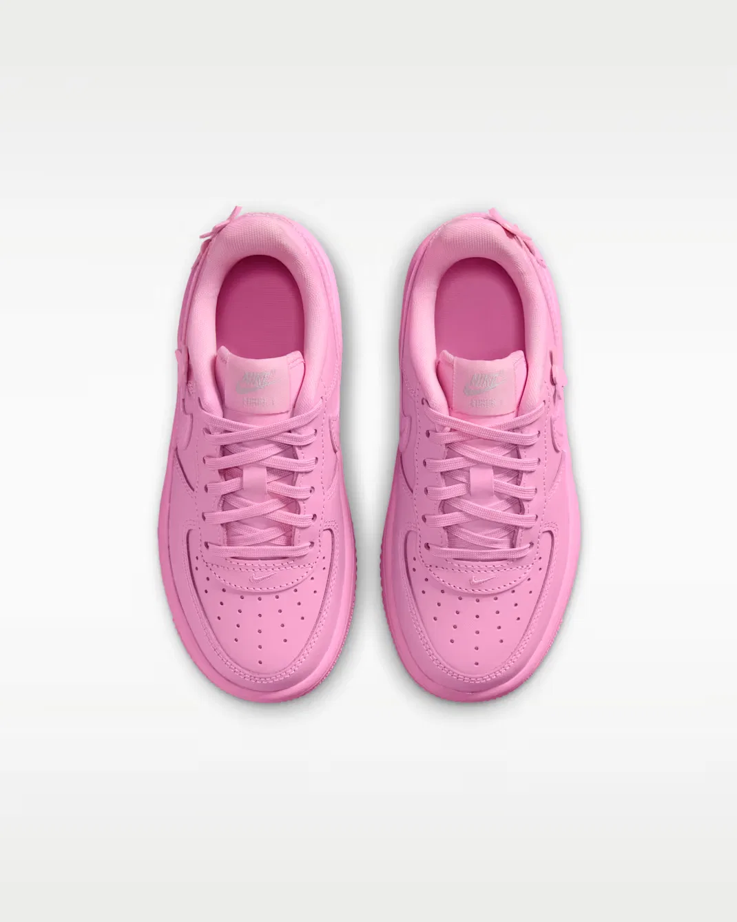 Детские кроссовки Nike Force 1, Pink Rise/Pink Foam/Metallic Silver/Pink Rise — фото 4