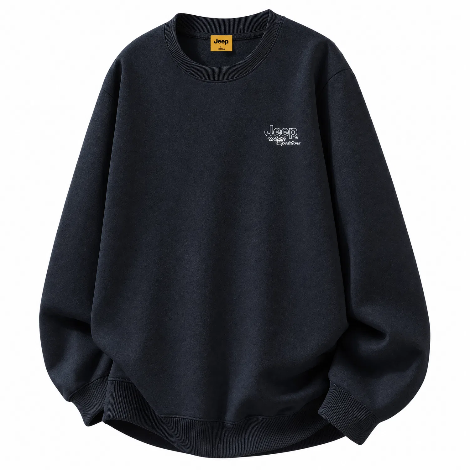 Детский свитшот унисекс с круглым вырезом Jeep, Navy Blue