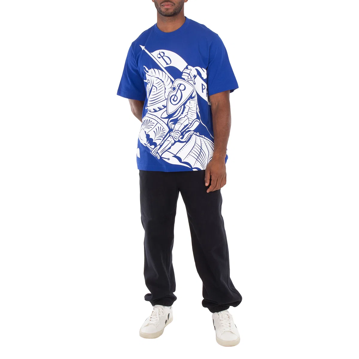 Футболка хлопковая с принтом EKD Print Cotton T-Shirt Burberry, Knight — фото 4