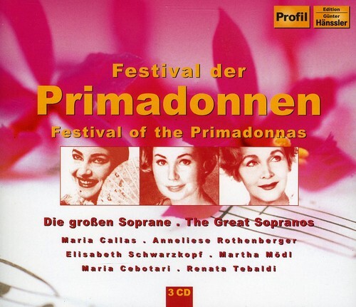 

CD диск Donizetti / Puccini / Callas / Tebaldi / Modi: Festival of the Primadonnas