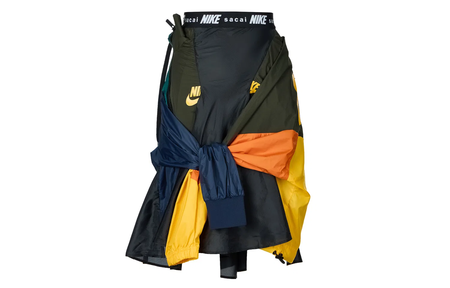 Женская юбка с принтом X Sacai Black/University Gold Nike