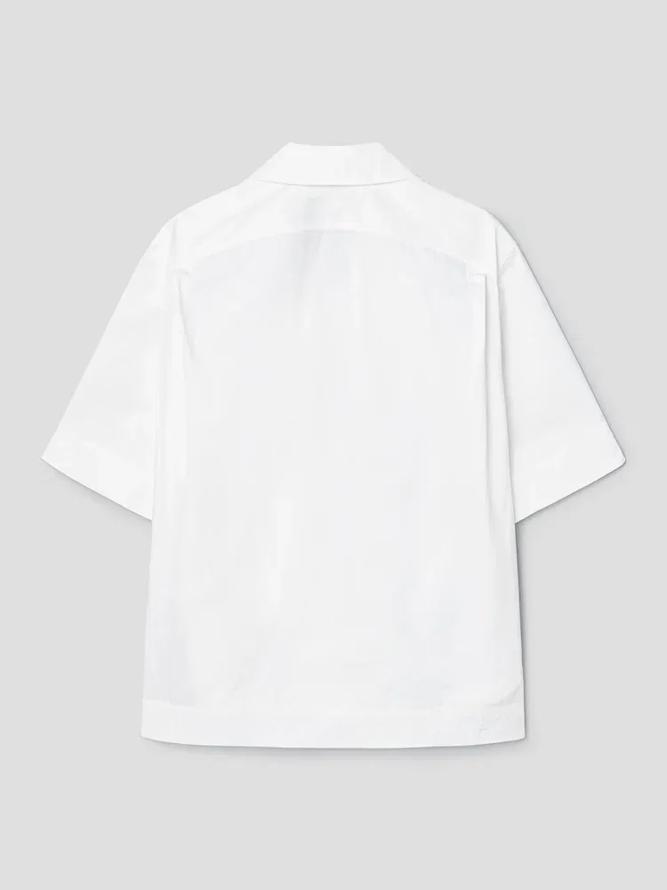Женская рубашка с коротким рукавом La Chemise Marin JACQUEMUS, White — фото 2