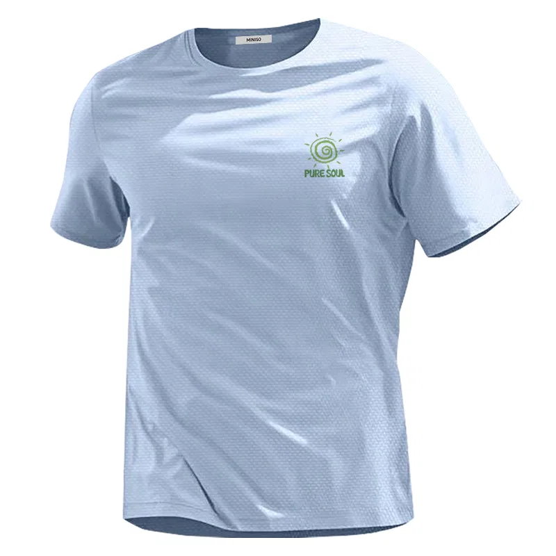 Футболка детская с коротким рукавом MINISO, Ice Silk Quick Dry Sun Protection, Белый — фото 3