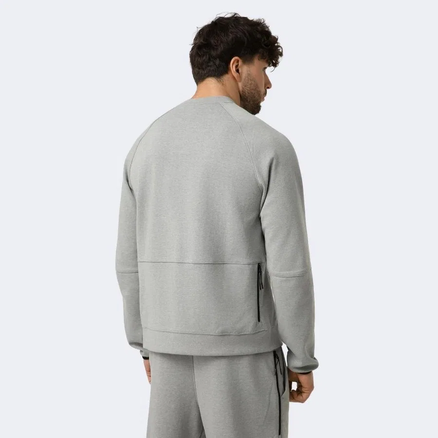 Свитшот мужской с длинным рукавом Tech Fleece Nike, Серый — фото 3