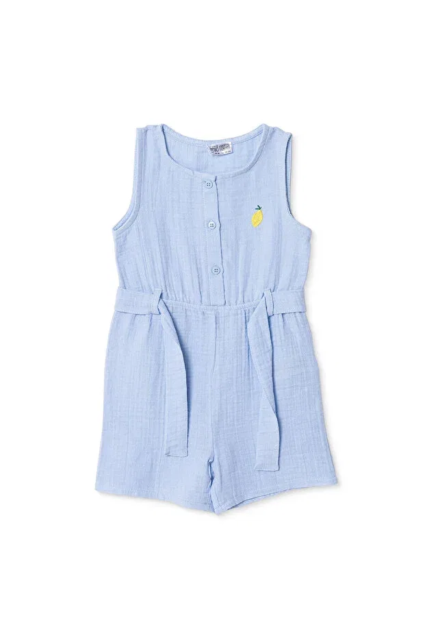Детский комбинезон для девочек хлопковый Hellobaby, Blue Ebebek Hello Baby