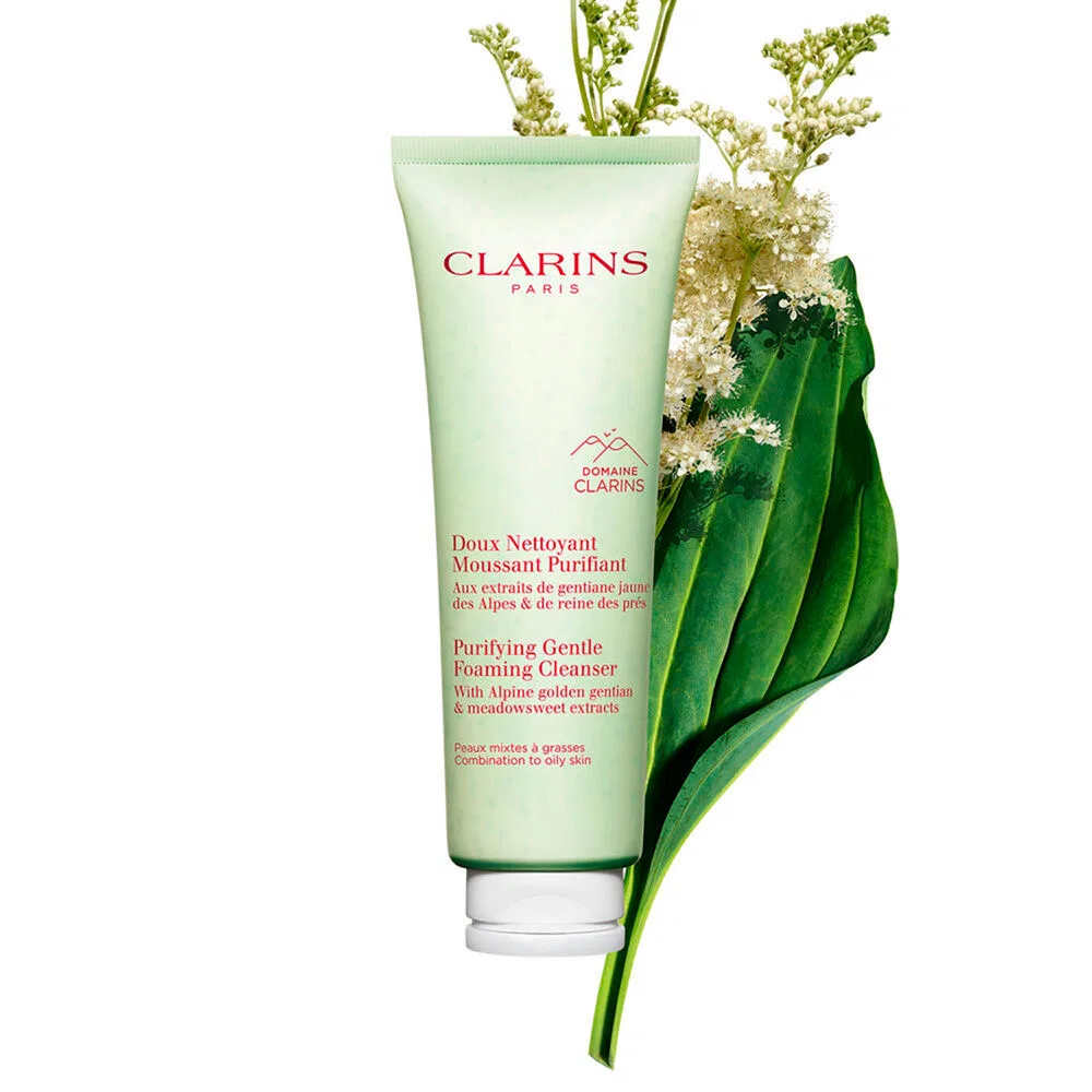 Очищающая пенка для лица с экстрактами альпийских трав Clarins, 125 мл — фото 4