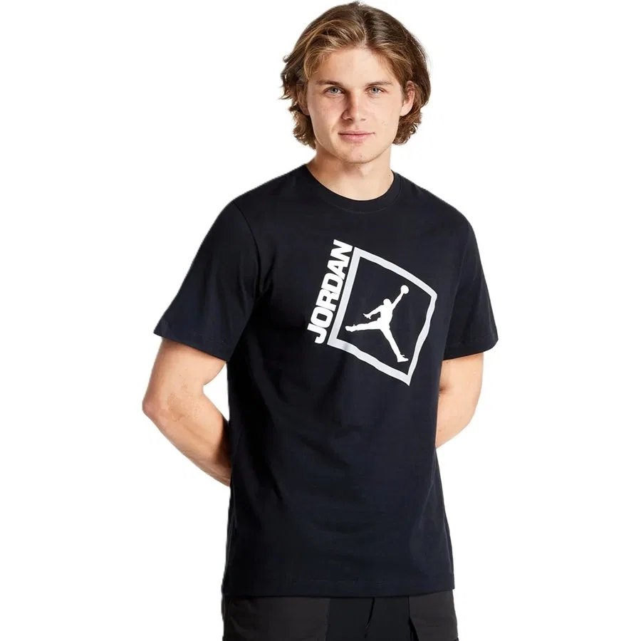 Футболка с принтом Jordan Jumpman Box Nike, Черный