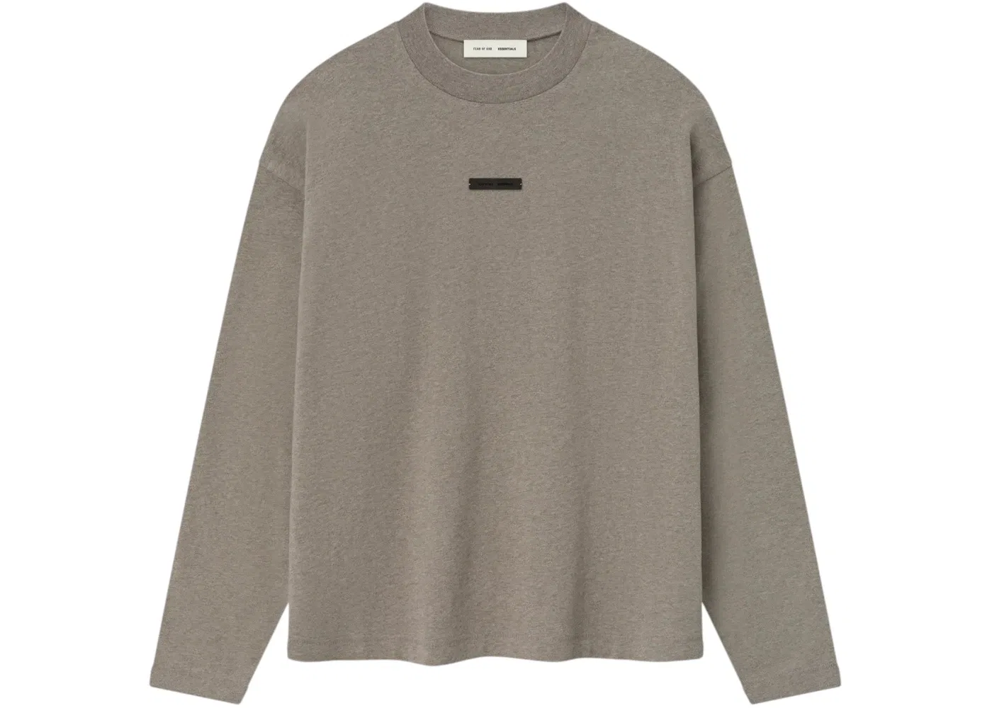 Мужская футболка с длинным рукавом Fear of God Essentials Classic Long Sleeve Tee, Homestead Heather