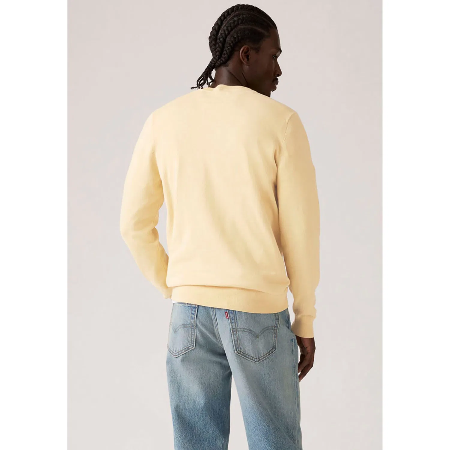 Мужской пуловер с круглым вырезом Lightweight HM Sweater Levi's, Rutabaga Pique — фото 3