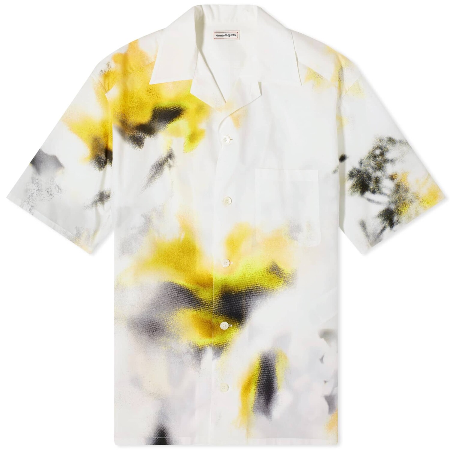 

Рубашка Alexander Mcqueen Printed Hawaiian, белый/желтый/мультиколор