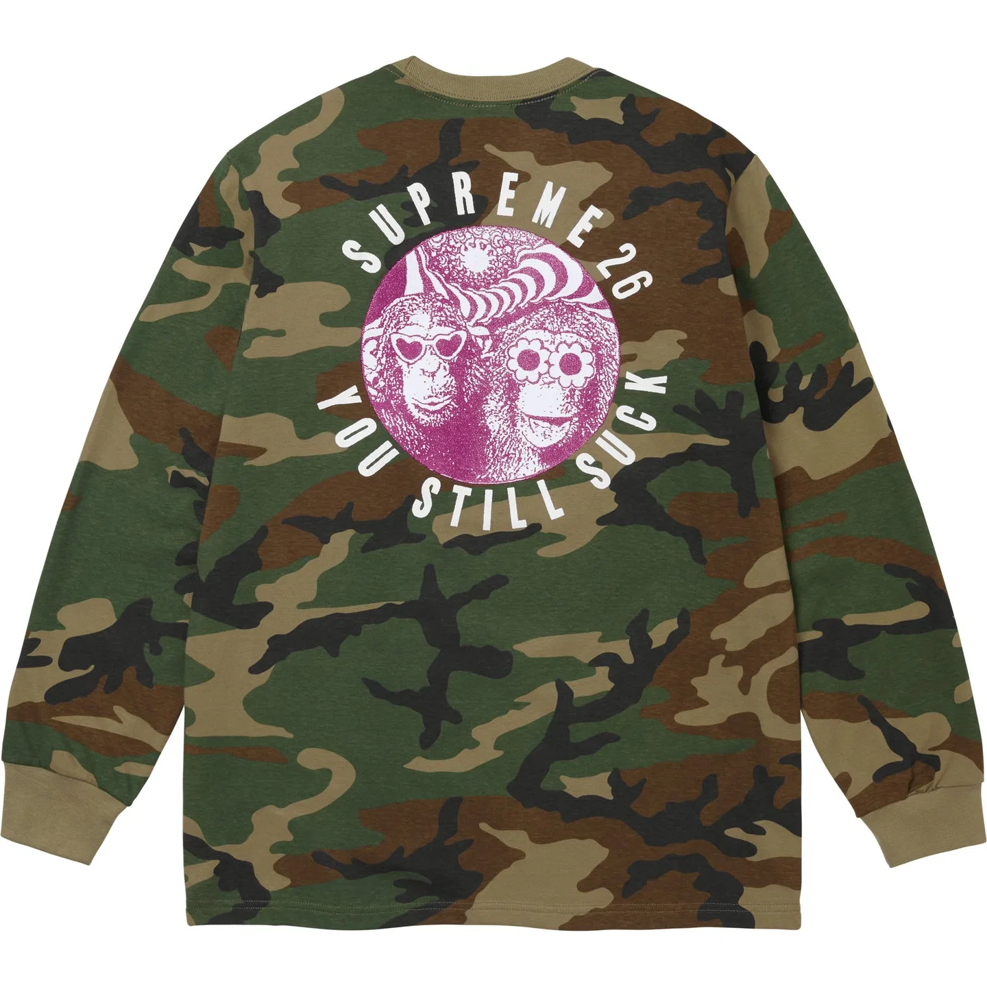 Футболка с круглым вырезом Woodland Camo Supreme, Woodland Camouflage