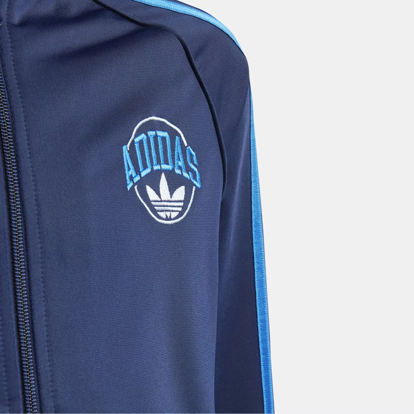 Куртка спортивная с длинным рукавом VRCT SST Adidas Originals, синяя — фото 3