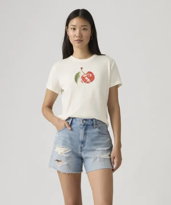 Футболка с графическим принтом, Levi'S, белый