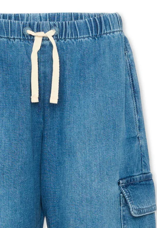 Брюки с принтом, Relaxed Fit Jeans, Palm Angels, Light Blue, светло-голубой — фото 3
