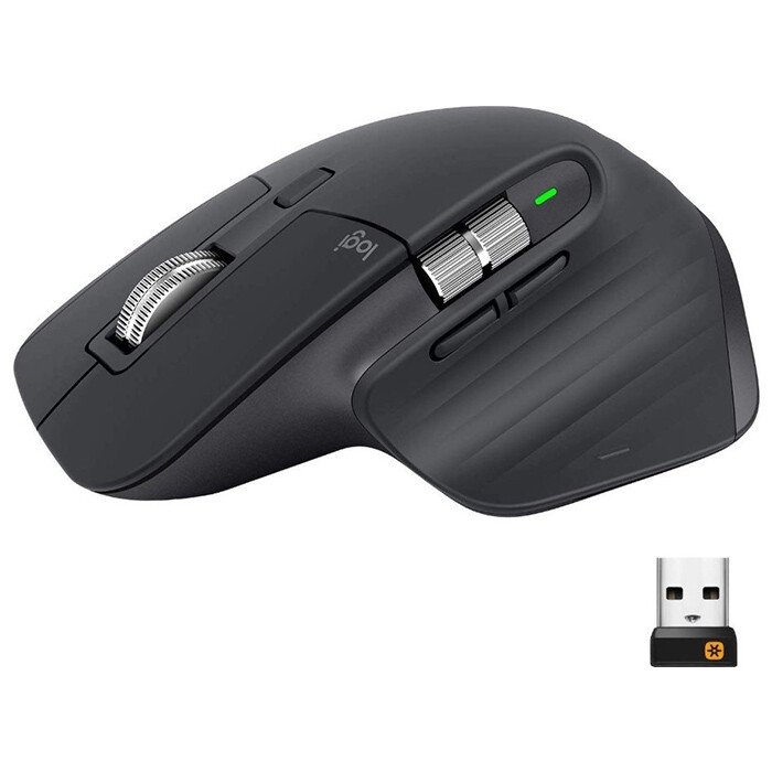 

Беспроводная мышь Logitech MX Master 3, графитовый