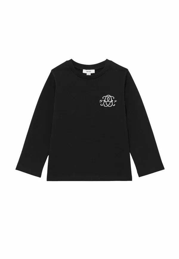 Футболка с принтом Stefan monogram Reiss, черный — фото 4
