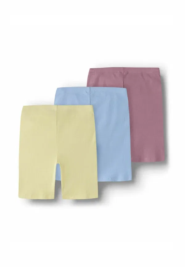 Брюки из хлопка 3 pack biker Two Soon, Pastel Yellow, желтый — фото 2