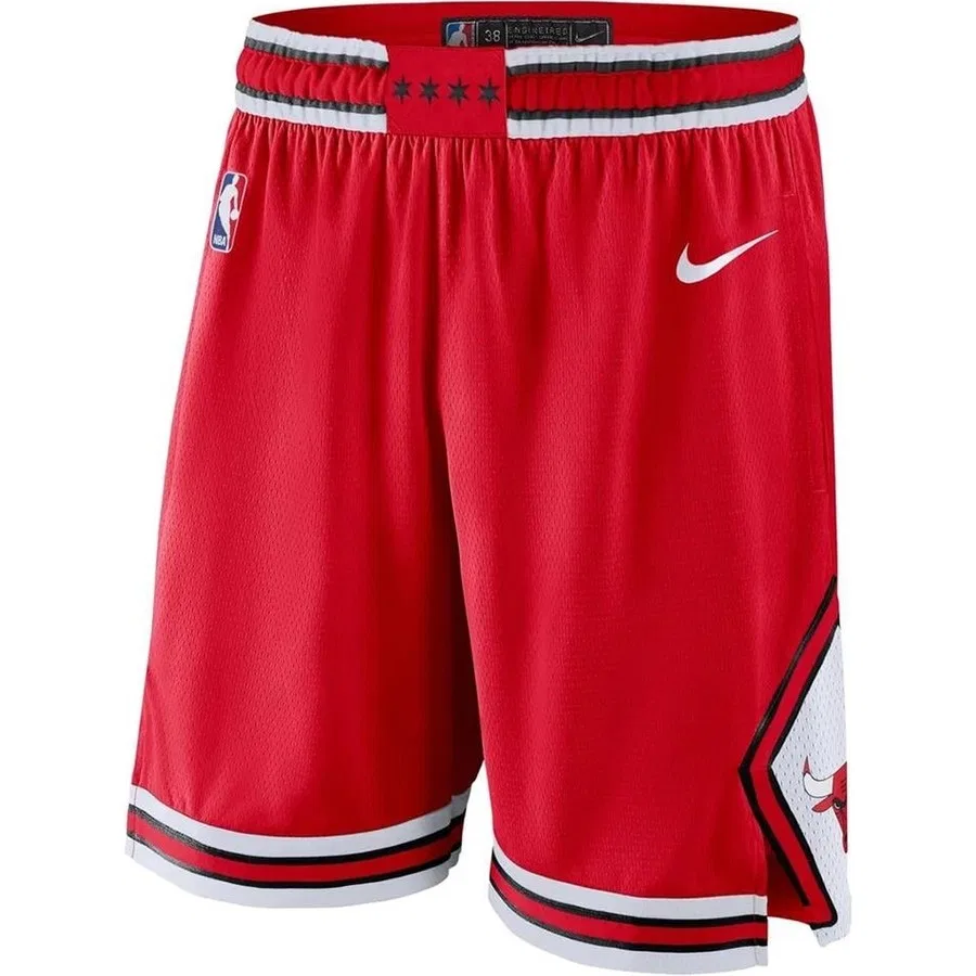 Шорты спортивные с длиной выше колена Chicago Bulls Icon Edition Nike, Красный