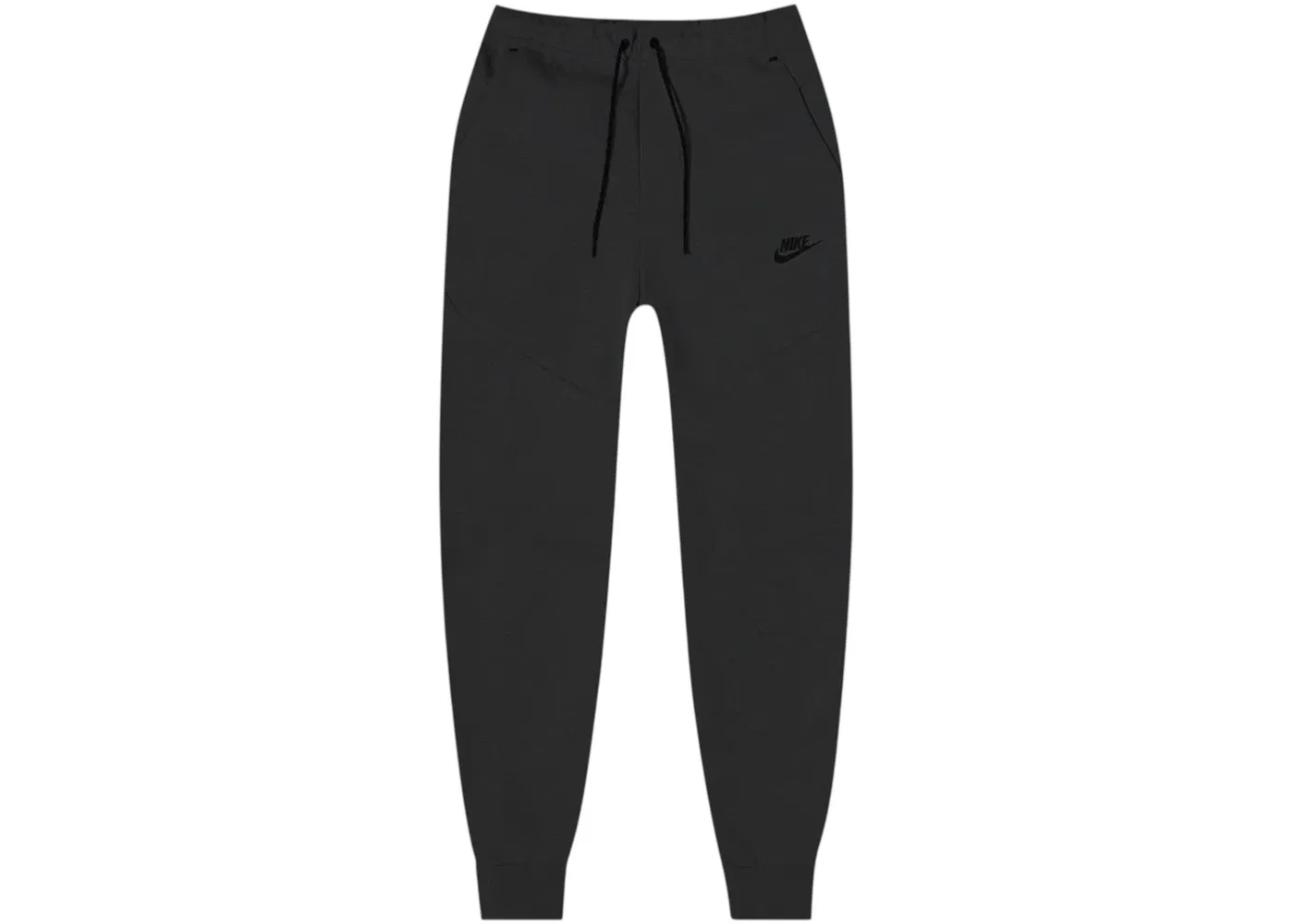 Мужские спортивные штаны с зауженным кроем Tech Fleece Nike, Black Heather/Black