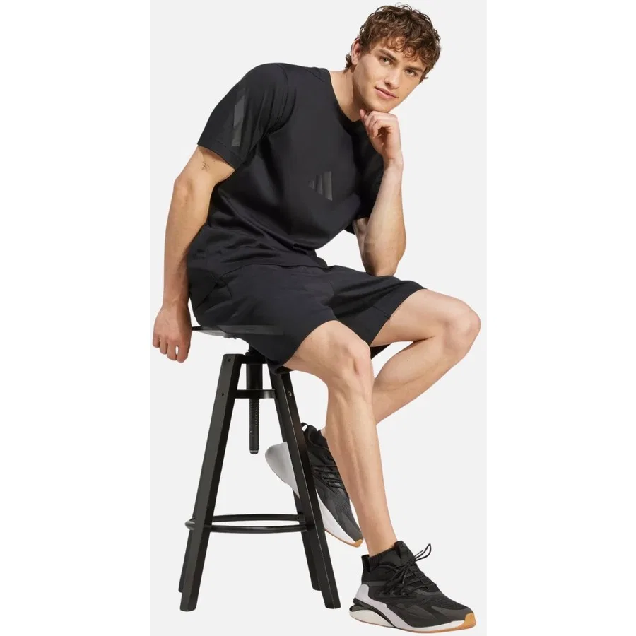 Шорты спортивные с длиной выше колена Z.N.E. Sportswear adidas, Черный — фото 3