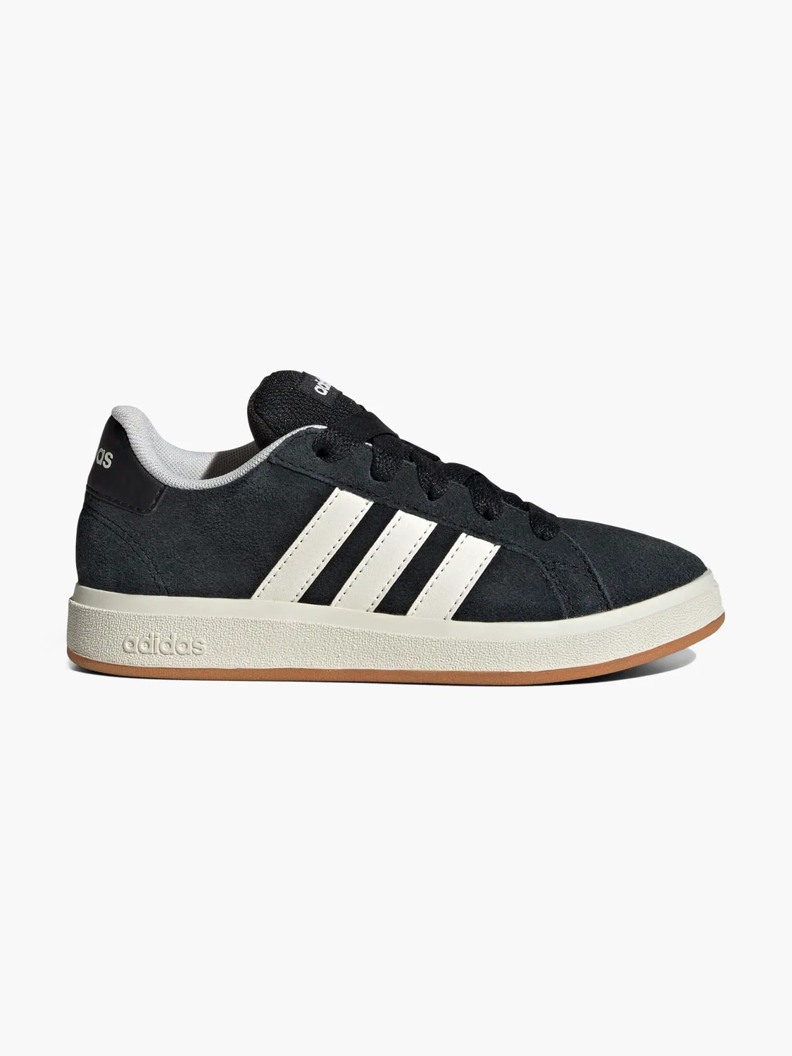 Детские кроссовки с тремя полосками Adidas Grand Court 00s, черный