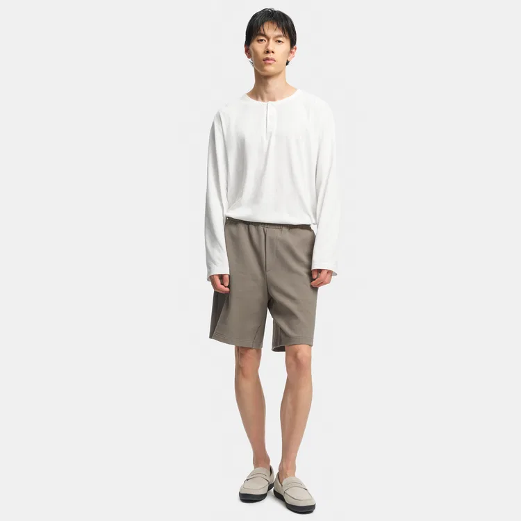 Детские шорты из хлопка Nice Rice, Brown Gray — фото 4