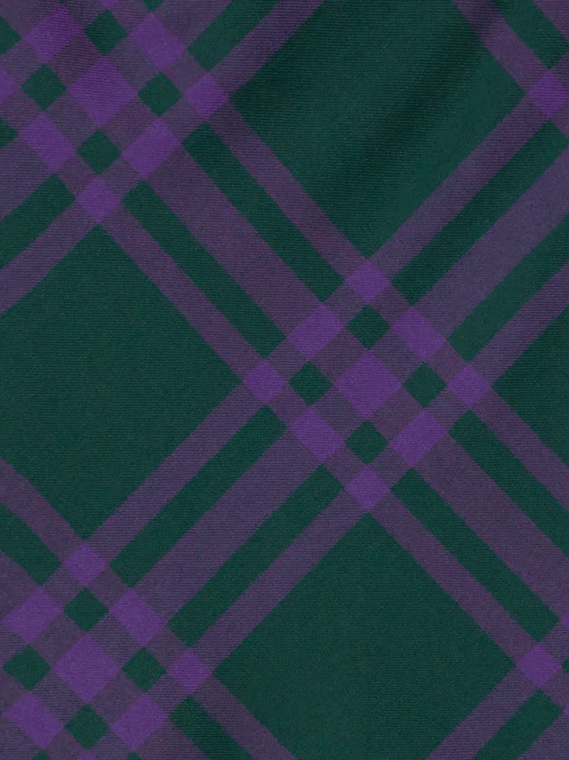 Юбка прямого кроя из шерсти в клетку Vintage Check Burberry, зеленый — фото 2