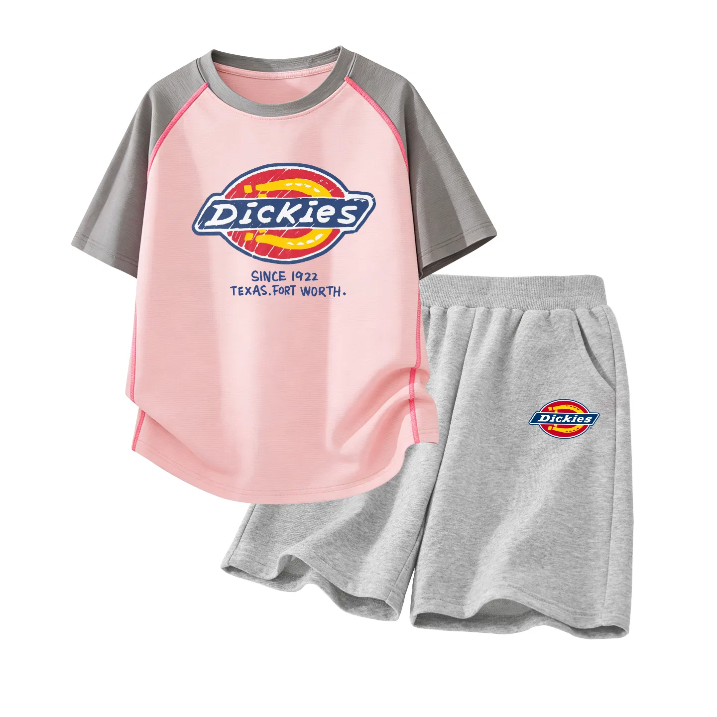 Детский спортивный комплект из 2 предметов Dickies, S Wax Standard White+S Standard K Gray — фото 4
