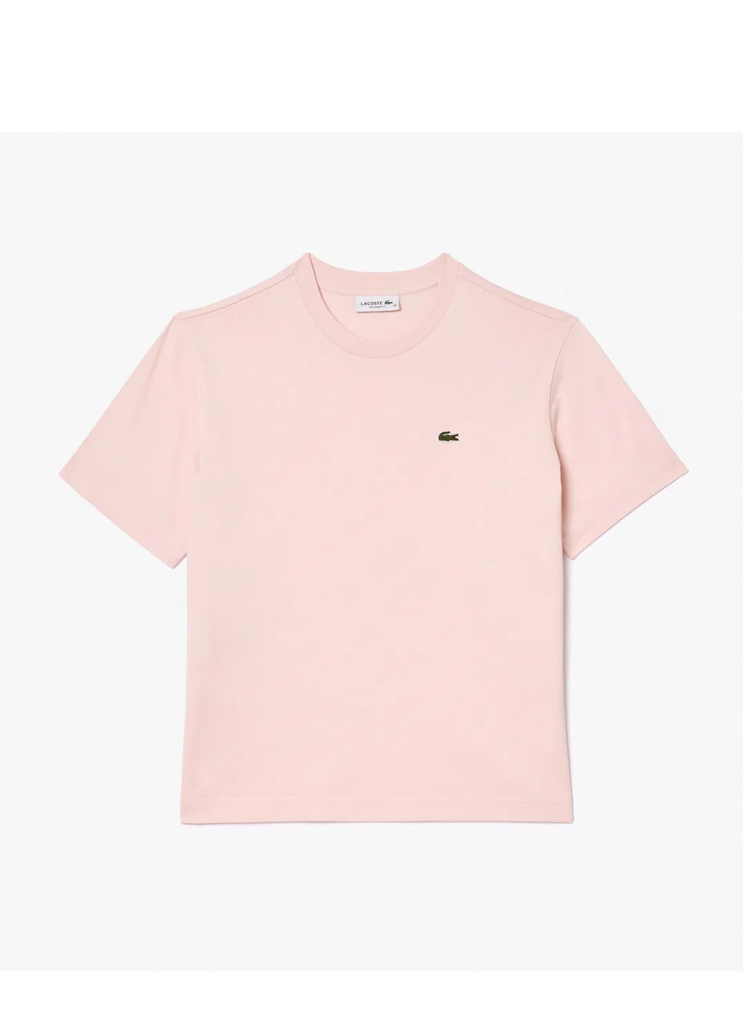 Футболка Lacoste Relaxed Fit, розовая — фото 2
