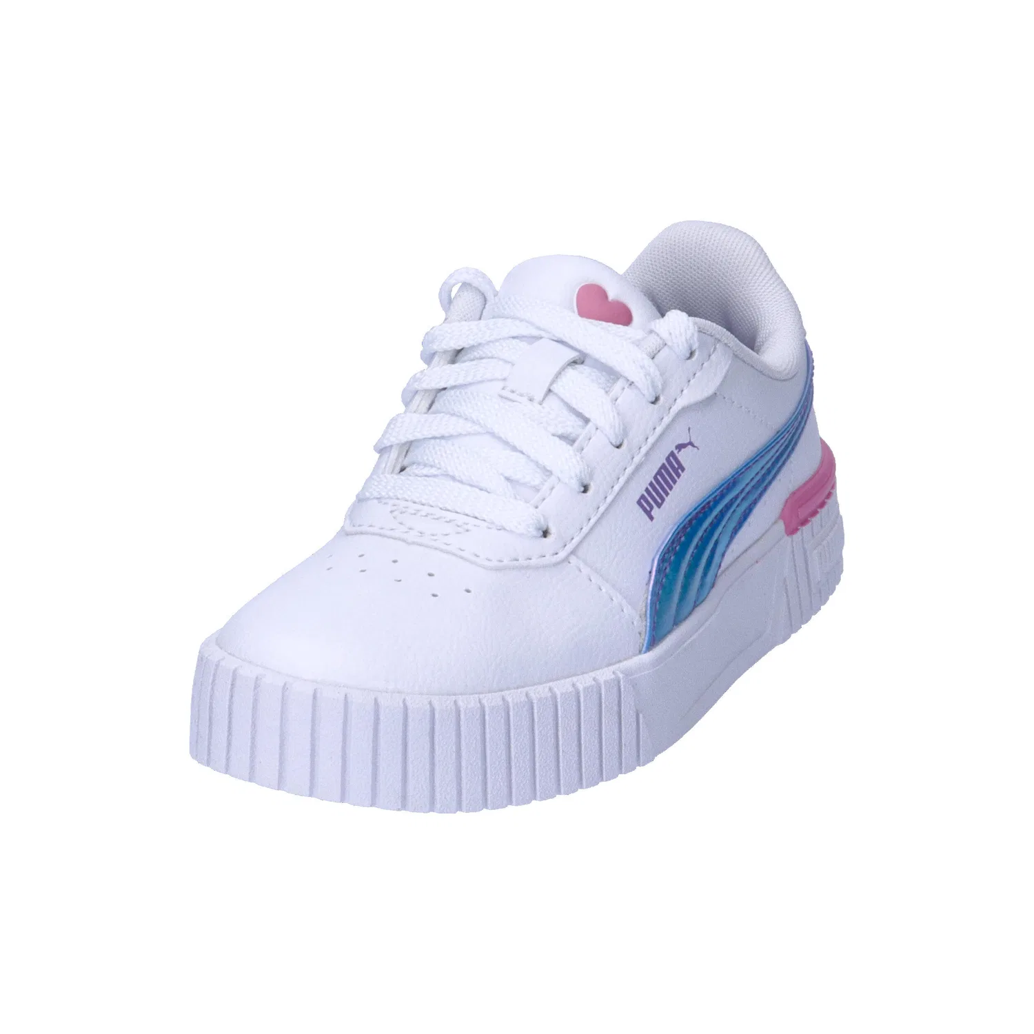 Детские кроссовки с принтом Carina 2.0 Bouncy Sky Puma, Weiss — фото 4