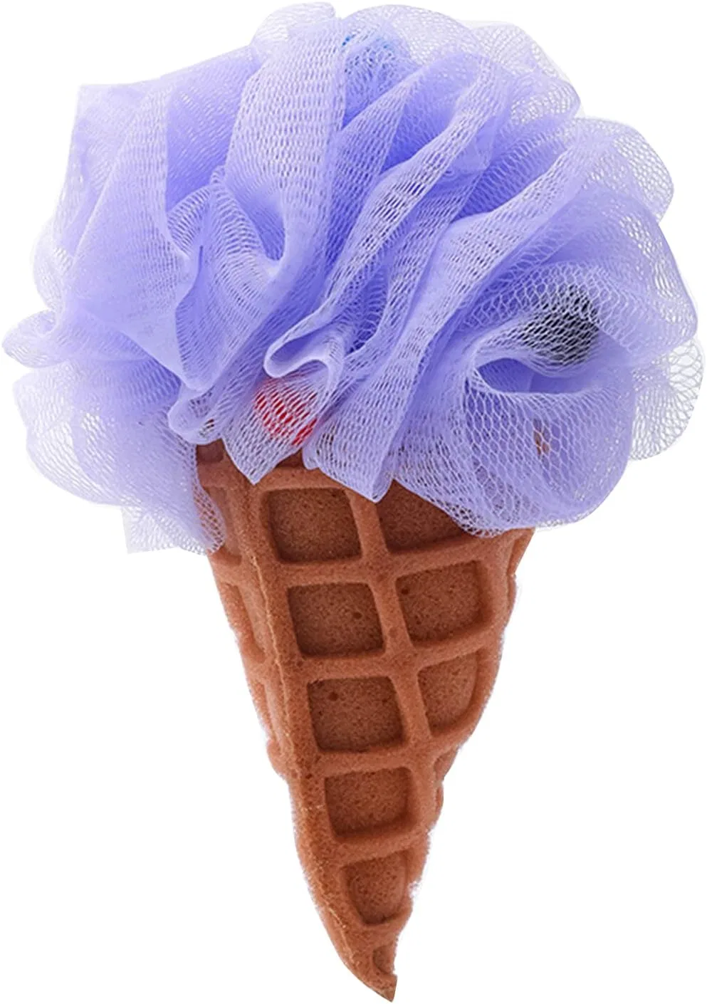 Мочалка для душа Ice Cream Bath Sponge, ROYJJ, 20 x 15 см, Purple