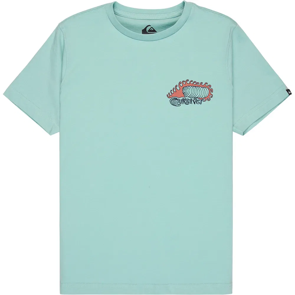 Футболка с коротким рукавом Skeleton Ride Quiksilver, зеленый